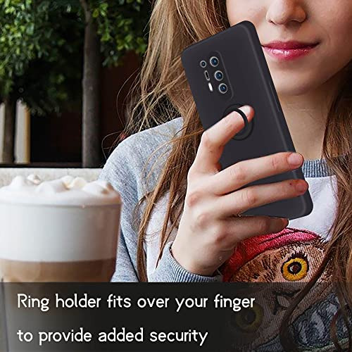 Funda Para Oneplus 8 Pro 5g [silicona Líquida Con 360 Anillo