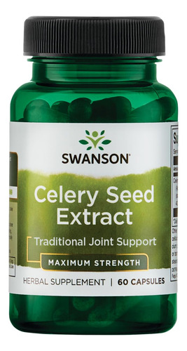 Swanson Extracto Semilla De Apio 150 Mg 60 Cápsulas