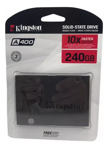 Disco Duro Solido Ssd Kingston A400  240 Gb 2.5 Sata Laptop