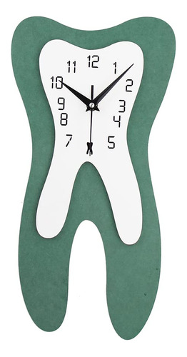 Reloj De Pared Moderno De Dientes, Silencioso, Sin Tictac, M