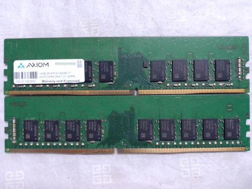 Memoria Ram Ddr4 32gb Bus 2400 (16x2) Samsung/axiom