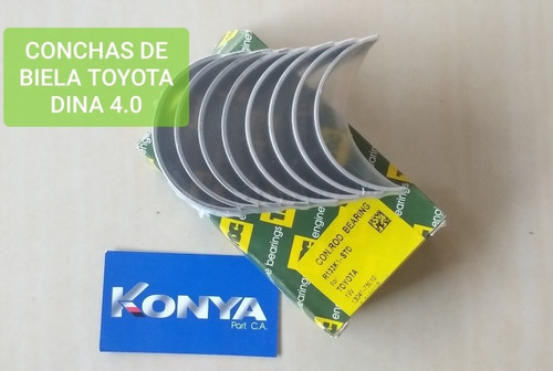 Conchas De Biela Std  Toyota Dyna 4.0/hino 300 2009/2013 