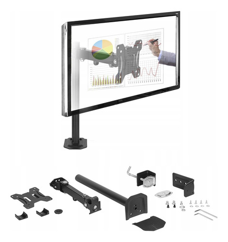 Soporte Móvil De Escritorio Para Monitor 13 A 34 Pulgadas