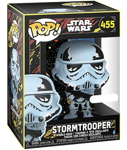 ¡funko Pop! 455 Star Wars: Retro Series Stormtrooper Exclusi