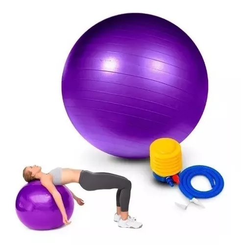 Pelota de ejercicio para yoga, pelota de pilates gruesa antideslizante para  el embarazo parto, entrenamiento y entrenamiento central, pelota de