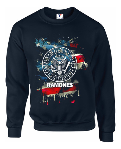 Sudadera Ramones, Unisex Cuello Redondo 02