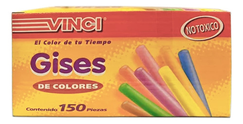 Gises Vinci Suaves De Colores Surtidos, Caja/150 Piezas
