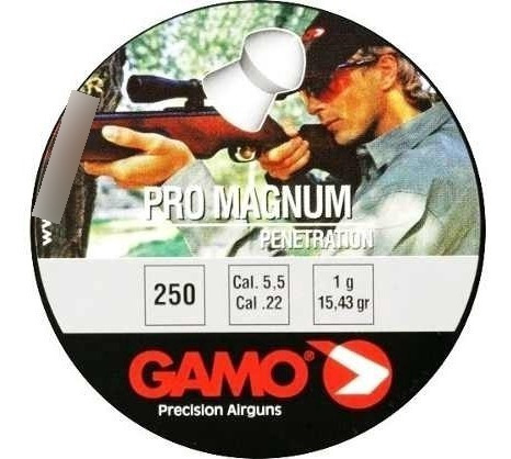 Imagen 2 de 10 de Balines Gamo Pro Magnum 5.5 X250 Aire Comprimido Co2 Swat
