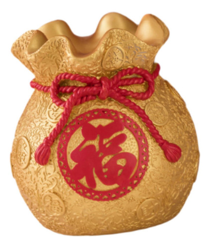 Alcancía Con Forma De Bolsa De La , Altura Del Oro 15cm