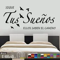 Comprar Vinilos Decorativos Frase Para Oficina Sigue Tus Sueños