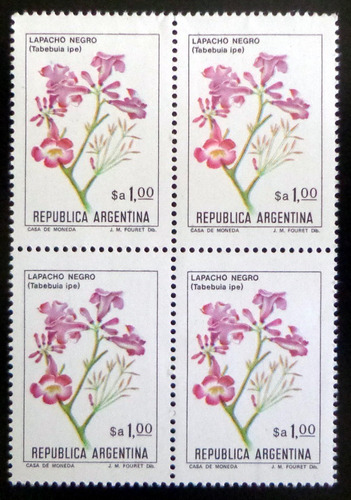 Argentina Flores Cuadro Gj 2105 A $a 1 Fluor 1983 Mint L9765