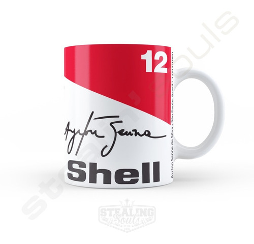 Taza De Porcelana Fierrera - Ayrton Senna #05 | Formula 1