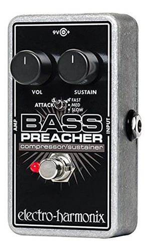 Pedal de efecto Electro-Harmonix Bass Preacher  plateado