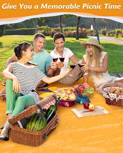 Imagen 9 de 10 de Manta Mat Impermeable Ideal Camping Playa Picnic Hiking Yoga