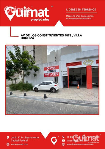 Imagen 2 de 11 de Terreno - Villa Urquiza - Lideres En Terrenos - Guimat Propiedades