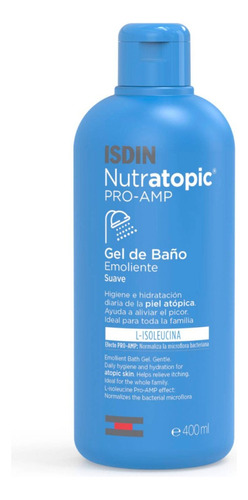 Gel Baño Emoliente | Piel Atópica | Isdin Nutratopic 400ml