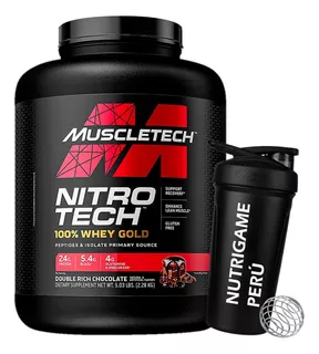 Proteina Nitrotech 100% Whey Gold 5lb+regalo - Tienda Fisica