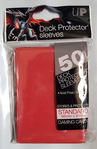 Micas Ultra Pro Standard Deck Protector Rojo - Red