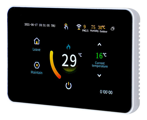 Termostato Para Pantalla De Suelo Google Weather Humedad Pm2