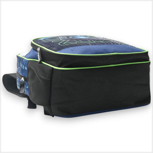Mochila Skora 16 Pulgadas Escolar Reforzada Para Espalda Azul Gamer