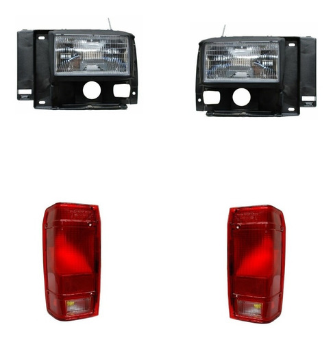 Par Faros Y Calaveras Ranger 89 90 91 92 Jgo