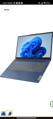 Ideapad Slim 3 15abr8, 16 Gb Ram, 1tb Ssd Color Azul