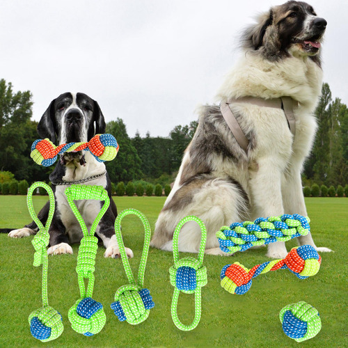 Cuerda De Juguete Para Perros, Juguetes De Cuerda Verde Rojo