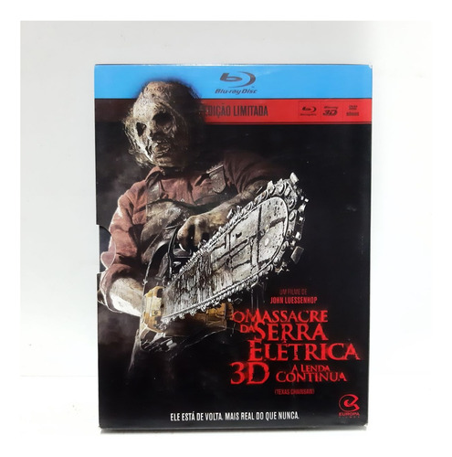 Blu-ray - O Massacre Da Serra Elétrica: A Lenda Continua  3d