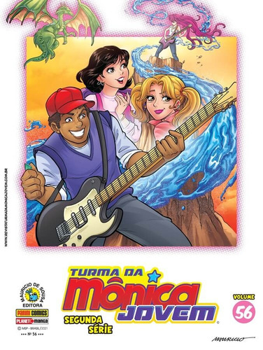 Turma da Mônica Jovem Reedição Vol. 56, de Mauricio de Sousa. Editora Panini Brasil LTDA, capa mole em português, 2022