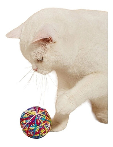 Portu Pets Bola Estambre 6cm Juguete Para Gatos Tradicional