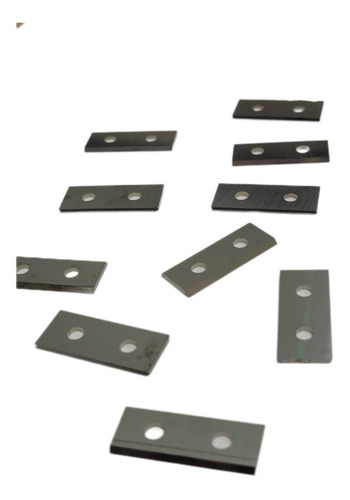 Imagen 3 de 8 de Juego 10 Insertos Para Cabezales Para Cepillar 50x12x 1.5mm
