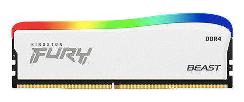 Memoria Ram Kingston Fury Beast Rgb Ddr4 3600mhz 8gb Blanco