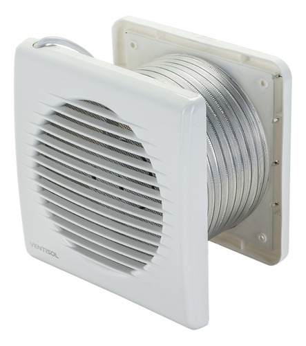 Exaustor P/ Banheiro 150mm C/ Grade E Duto Kexb-03 Ventisol