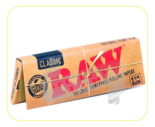 Raw 1/4 Size Rolling Paper Cueros Papeles De Liar 50 Und