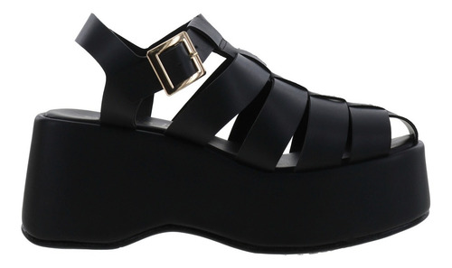 Imagen 2 de 4 de Sandalias Estilo Gladiadoras De Plataforma Alta Mujer Dama