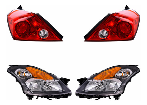 Paq Calaveras Y Faros Nissan Altima 2008/2009 Depo