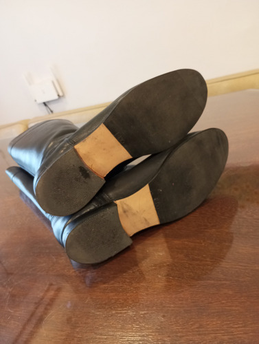 Botas De 100% Cuero, Mujer 39/40 Poco De Uso. (Usado)