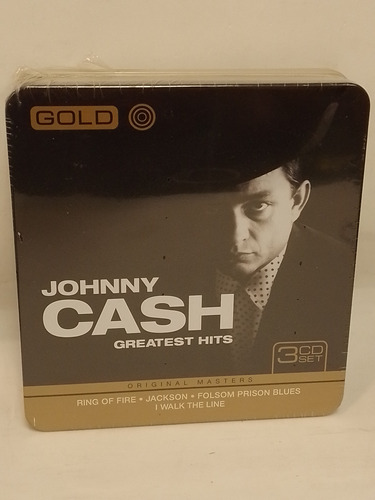 Johnny Cash Greatest Hits Box Set Cdx3 Nuevo 