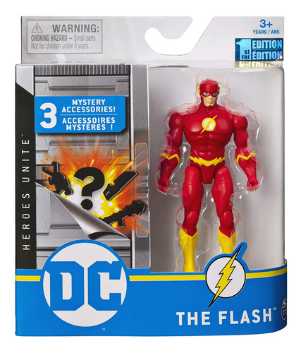 Dc Heroes Unite - Figura De Acción De 4 Pulgadas | The Fla
