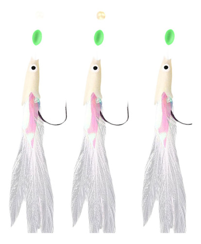 Ligas De Pesca 5x Con Perlas Luminosas Luras Luras Multi
