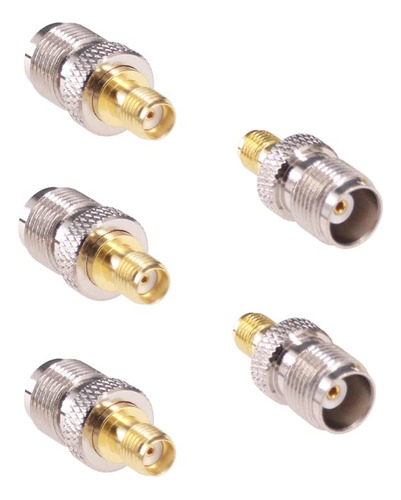 Rfaha 5 Pieza Sma Hembra Tnc Adaptador Rf Conector Coaxial