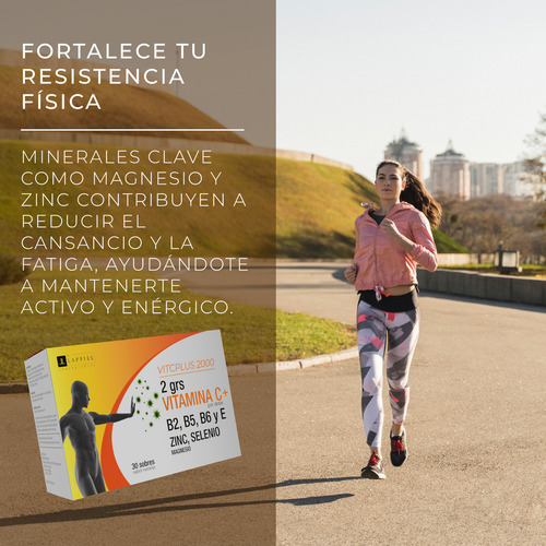 Vitaminas En Polvo Sobres Docis Diaria Complejo Vitamínico Vit C Plus Bylappiel Sabor Naranja Naranja
