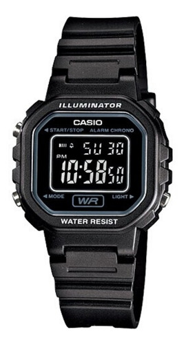 Relógio Casio Infantil Masculino Preto Quadrado Digital + Nf