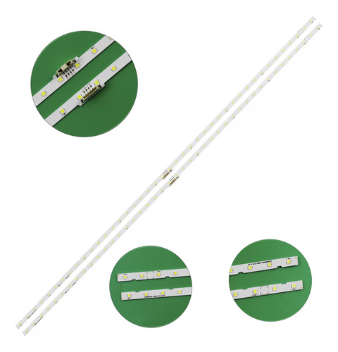 2 Tiras Con 42 Leds Compatible Con Un58nu7200f Un58nu7200