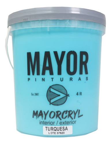 Mayorcryl Color Turquesa 4lt Cml1