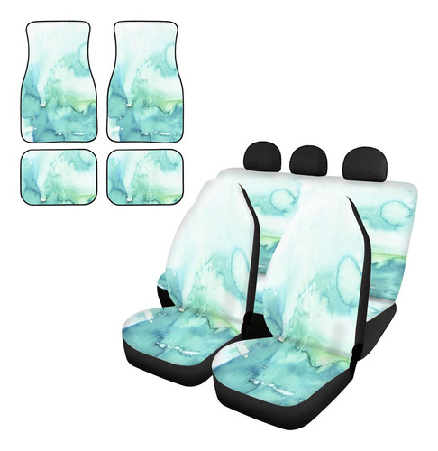 Completo Funda Para Asiento Coche Pintada Mano 4 Color