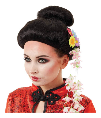 Fun Shack Disfraz De Geisha Para Mujer, Pelucas Japonesas, A