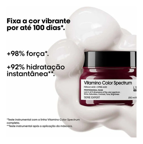 Kit Loréal Vitamino Color Spectrum Shampoo+ Máscara+ Sérum
