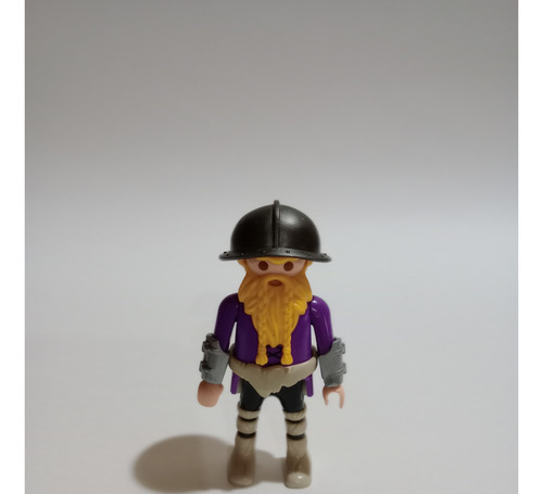 Playmobil Figura Medieval Con Casco Vikingo Pirata 