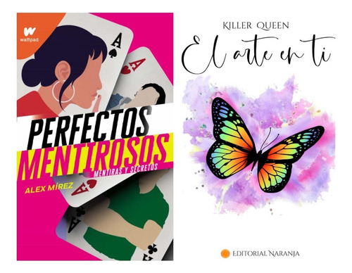 2 Libros Perfectos Mirez + Arte En Ti Killer Queen Naranja